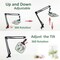 Hand Embroidery Stand Lap,Folding Cross Stitch Stand Clamp, Hand Embroidery Hoop Holder 360 Rotated Embroidery Holder Stand ,Embroidery Hoops Stand Suitable for Embroidery Hoops(Black)